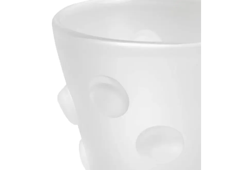 Vase 'Evander' - Frosted white