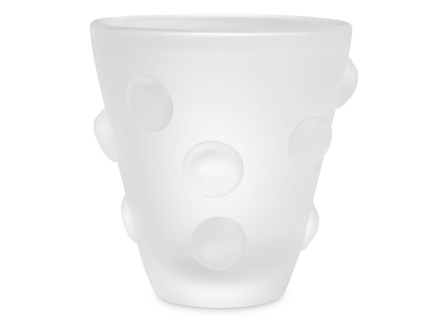 Vase 'Evander' - Frosted white