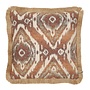 Decorative cushion Trendus Orange/Brique + Bullion Fringe Jute
