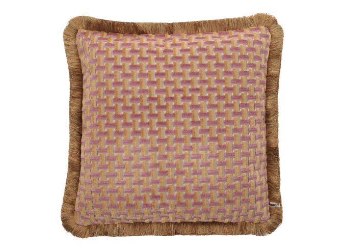 Kussen Skaylo Ash Rose + Fringe Dark Gold
