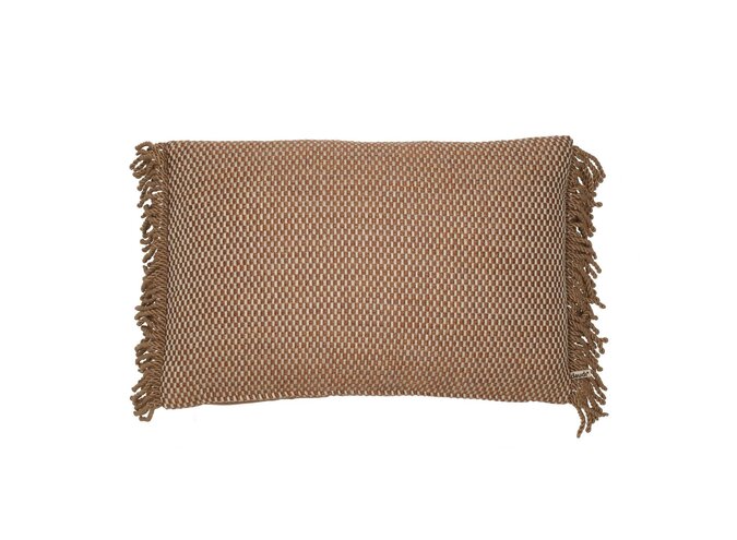 Kissen Silense Copper + Bullion Fringe Dark Gold