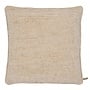 Coussin décoratif Shaggy Natural + Piping
