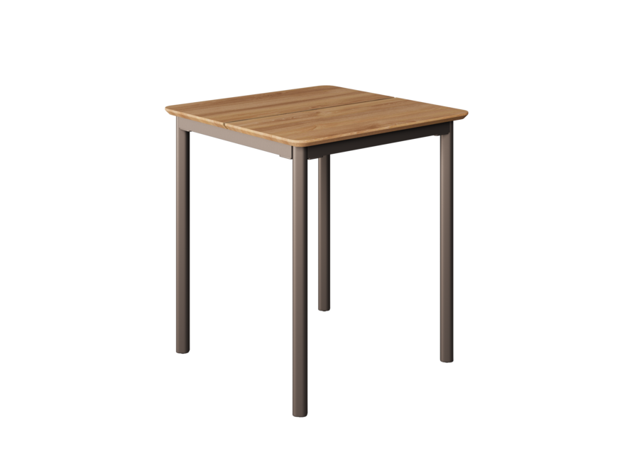 High dining table 'Olbia' - 85x85 - Bronze