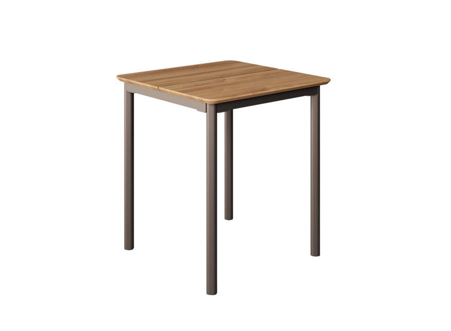 Table haute à manger 'Olbia' - 85x85 - Bronze