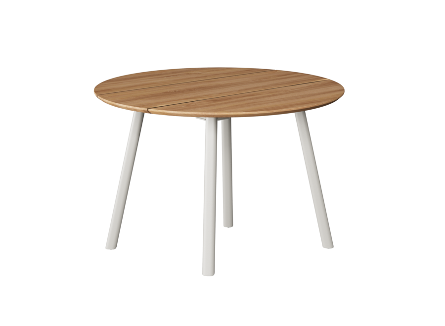 Dining table 'Olbia' - Ø120 - Linen