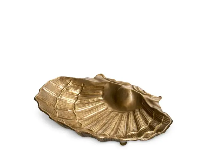 Bol Seashell - Vintage brass finish