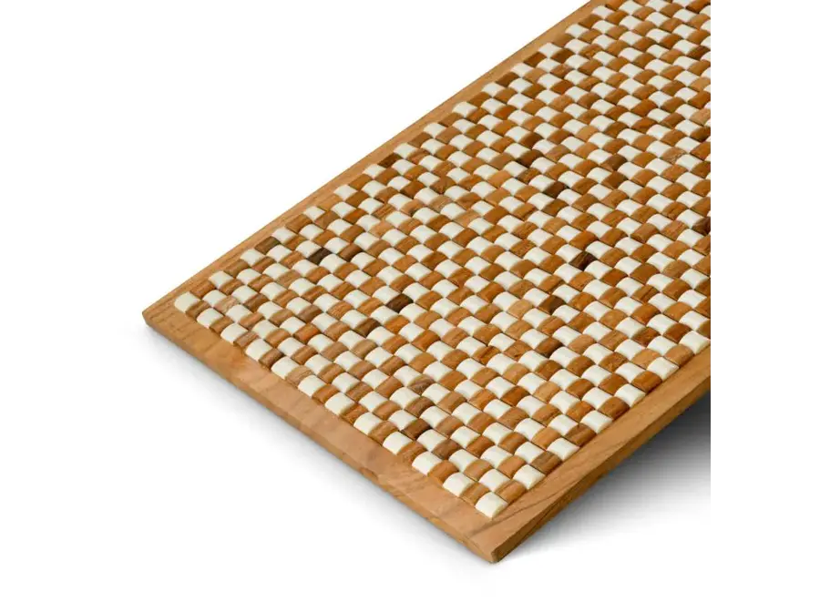 Luxus-Sammeldose 'Cavendish' - L - White & brown beads