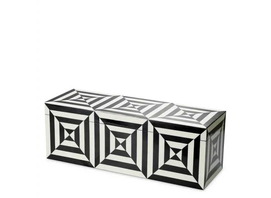 Boîte luxe 'Hawtrone'  - Black & white