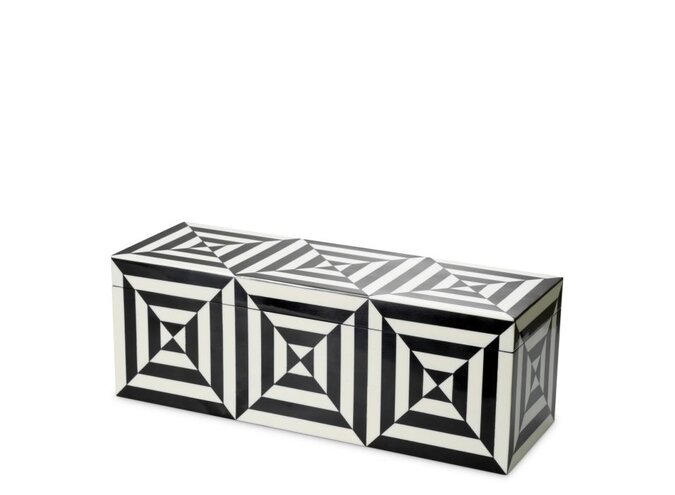 Luxus-Sammeldose Hawtrone - Black & white