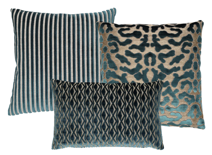 Cushion combination Petrol III: Zebulla, Talissa & Lepossa