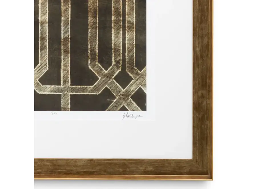 Print Trellis Pattern by Ethan Harper - Set of 2 - II