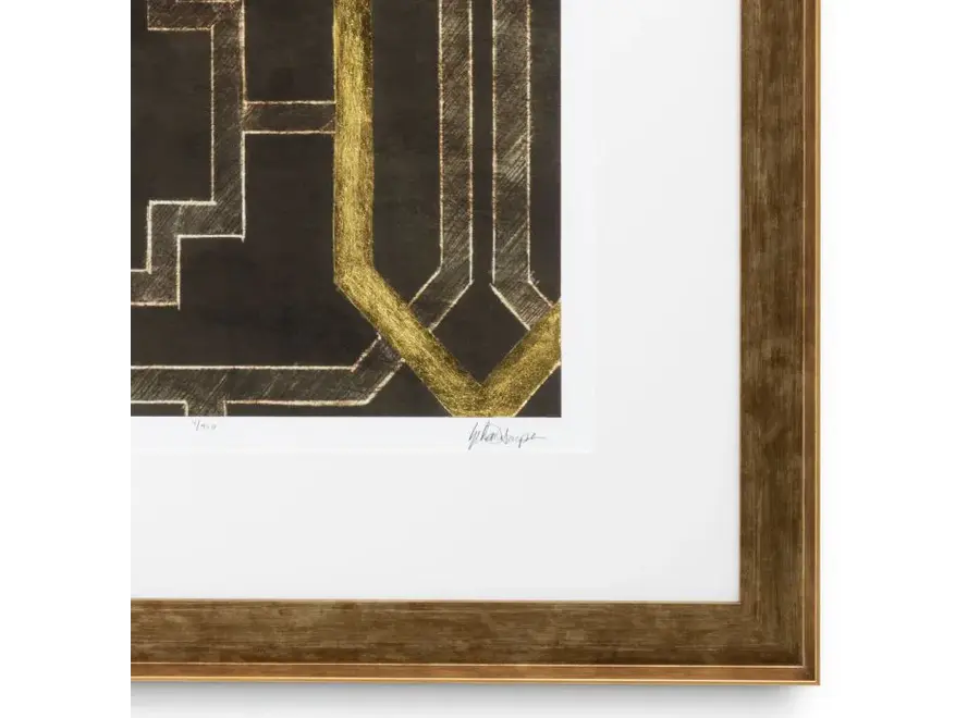 Print Trellis Pattern by Ethan Harper - Set of 2 - II