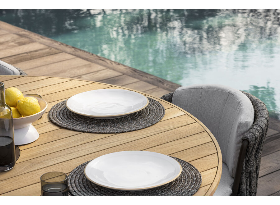 Low dining table 'Loreto' - Round