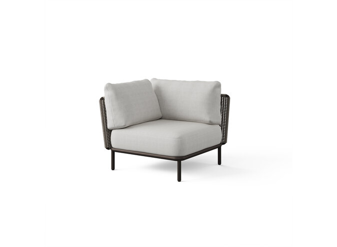 Corner module 'Loreto' - Bronze/Charcoal