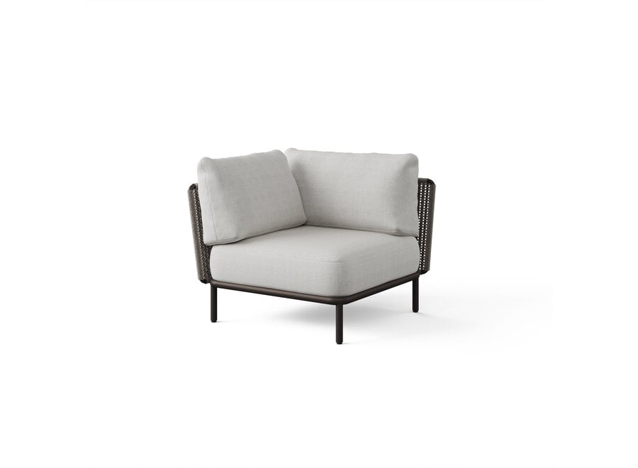 Corner module 'Loreto' - Bronze/Charcoal