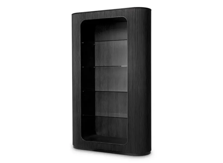 Cabinet 'Bogota' - Charcoal grey oak veneer