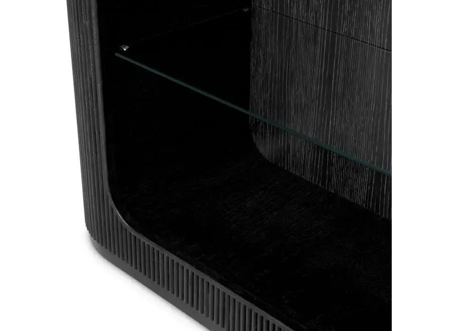 Armoire 'Bogota' - Charcoal grey oak veneer