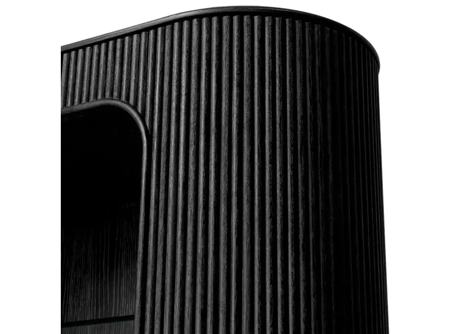 Cabinet 'Bogota' - Charcoal grey oak veneer