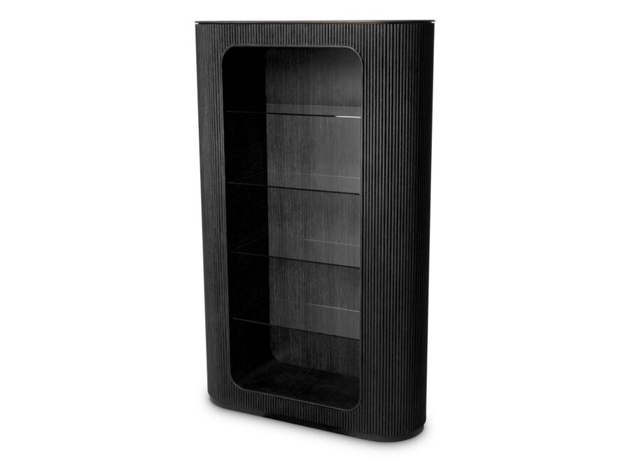 Armoire 'Bogota' - Charcoal grey oak veneer