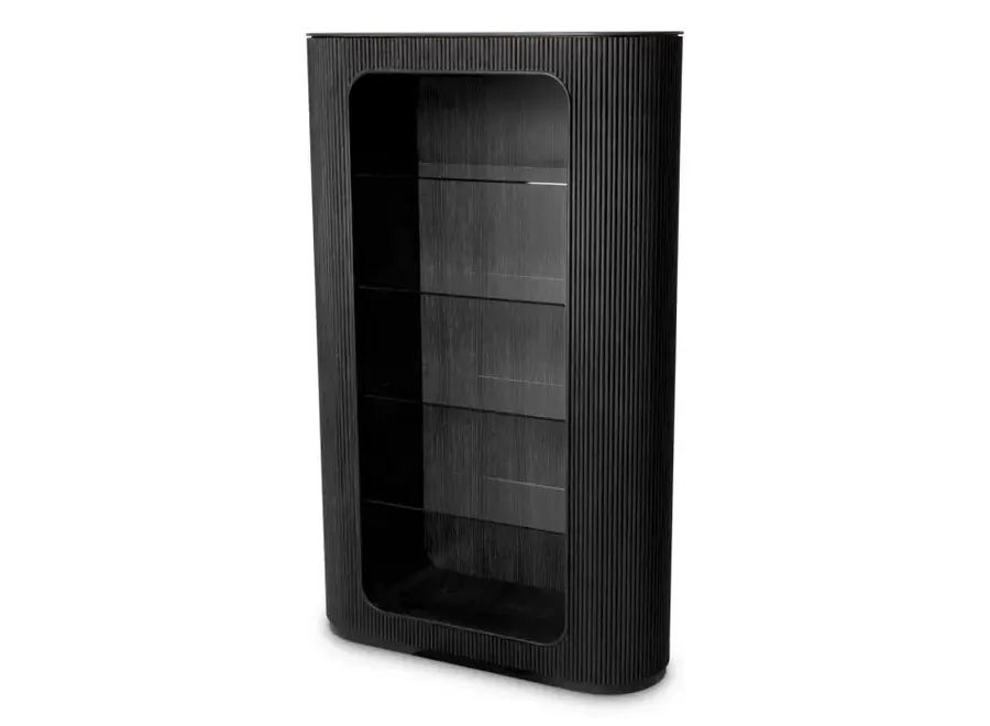 Cabinet 'Bogota' - Charcoal grey oak veneer