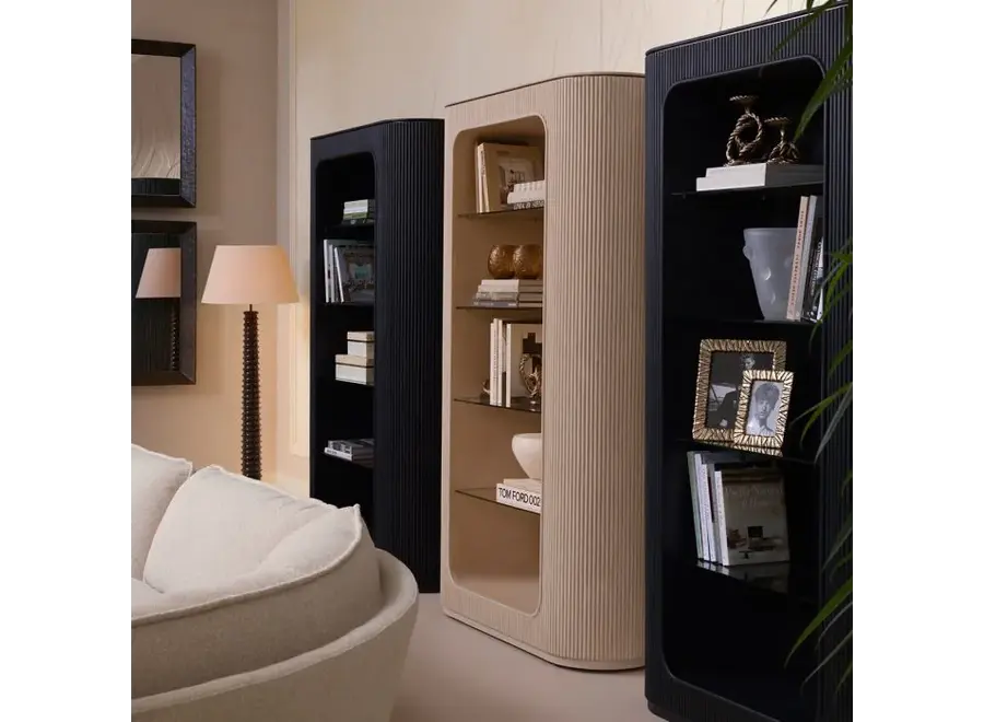 Armoire 'Bogota' - Charcoal grey oak veneer