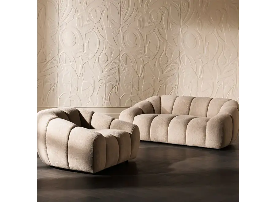 Fauteuil 'Gavona' - Withmore greige