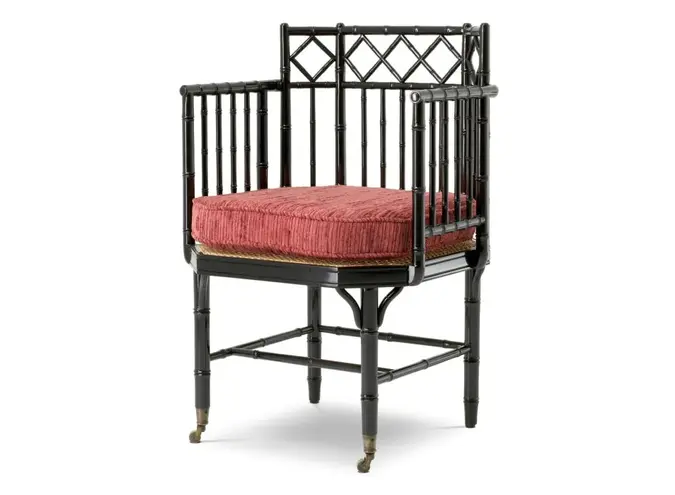 Chair Xavier - Piano black finish