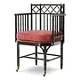 Fauteuil 'Xavier' - Piano black finish