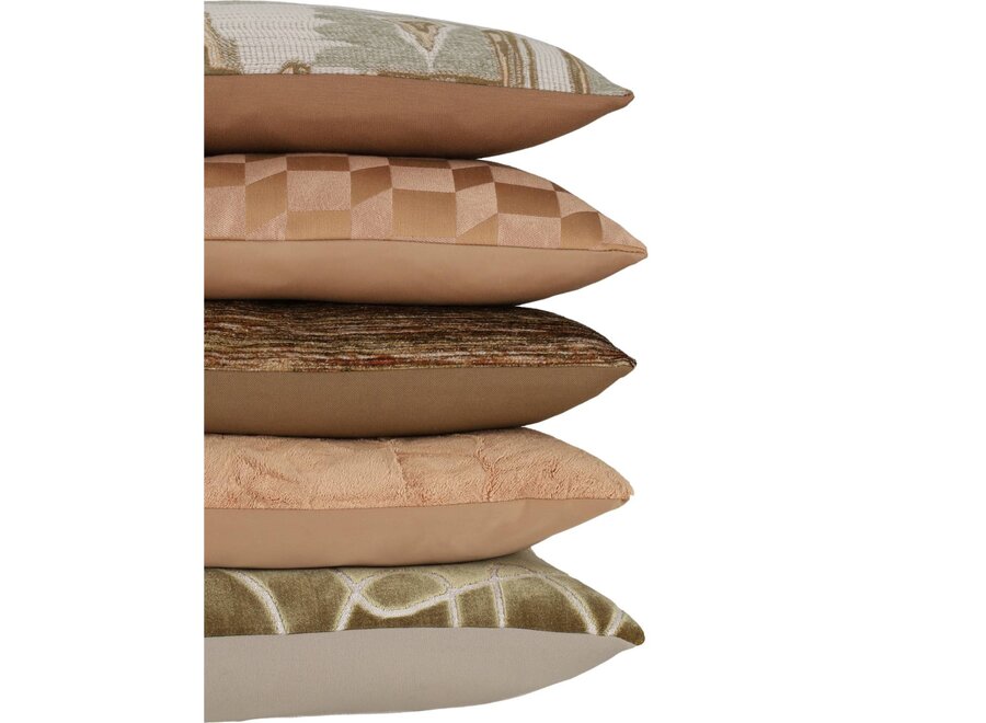 Sierkussen Kivas Olive/Nude
