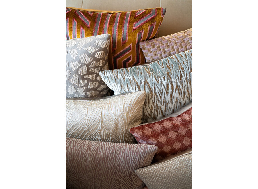 Sierkussen Kentury Exclusive Mustard/Pink