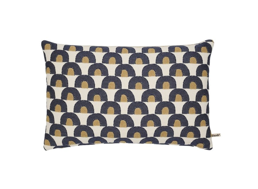 Outdoor-Kissen Soleis Royal Blue/Camel