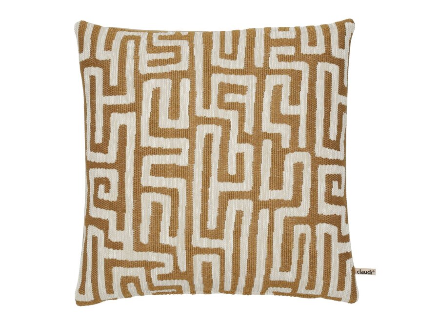 Outdoor cushion Papella Natural/Dark Gold