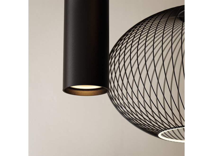 Hanglamp 'Como' - Black - 5 lichts lichtpakket