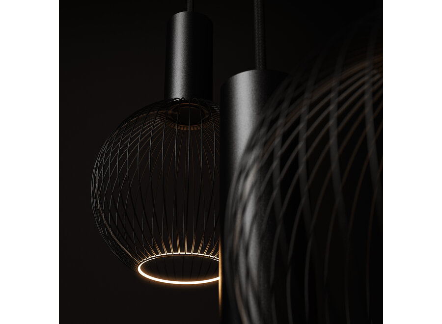 Hängelampe 'Como' - Black - 5 lichts lichtpakket