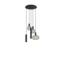 Hängelampe 'Como' - Black - 5 lichts lichtpakket