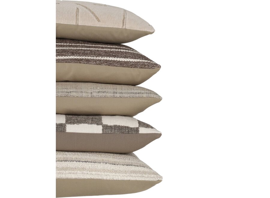 Decorative cushion Checky Cappuccino