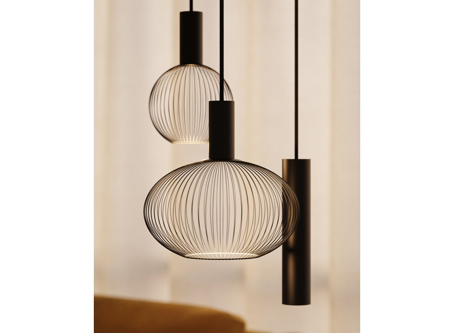 Hängelampe 'Como' - Black  - 3 lichts lichtpakket