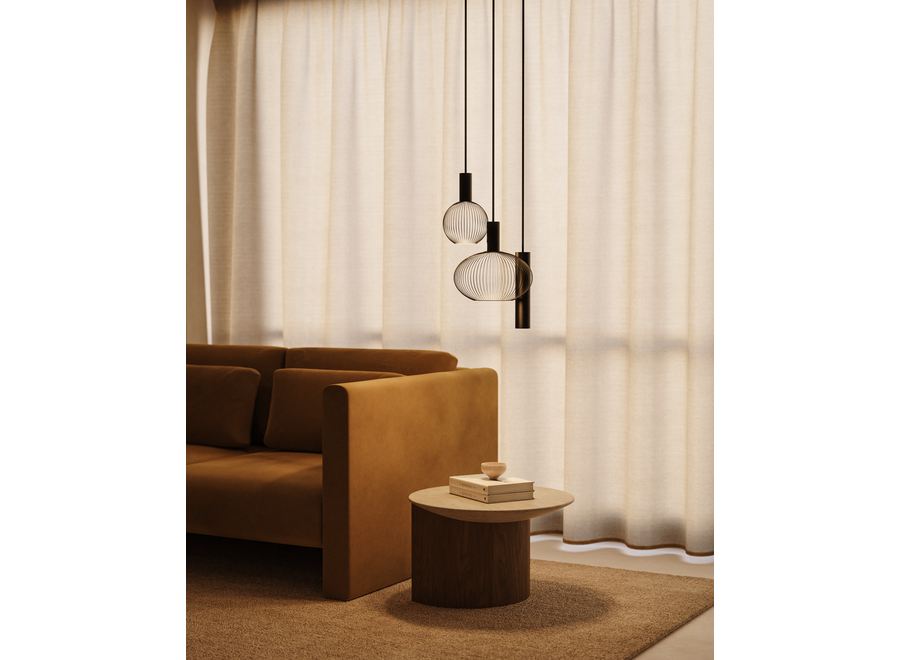 Lampe suspendue 'Como' - Black - 3 lichts lichtpakket