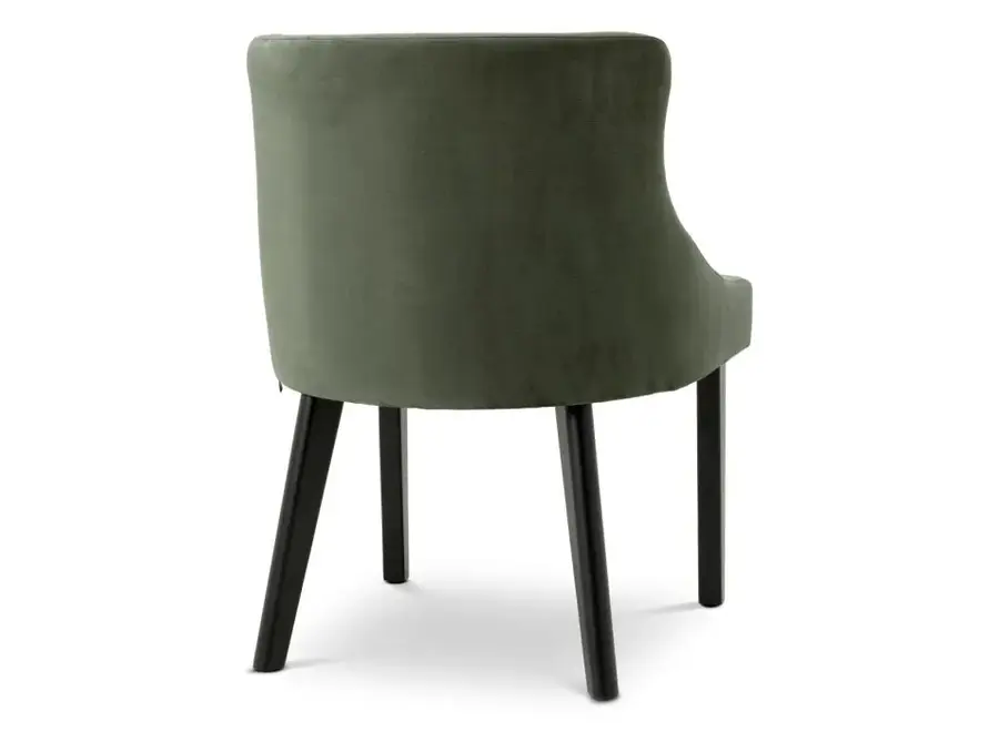 Dining Chair 'Chavelle' - Torrin green velvet