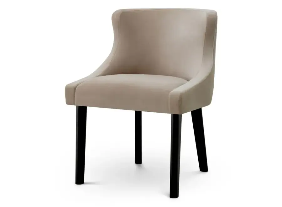 Dining Chair Chavelle - Torrin natural velvet