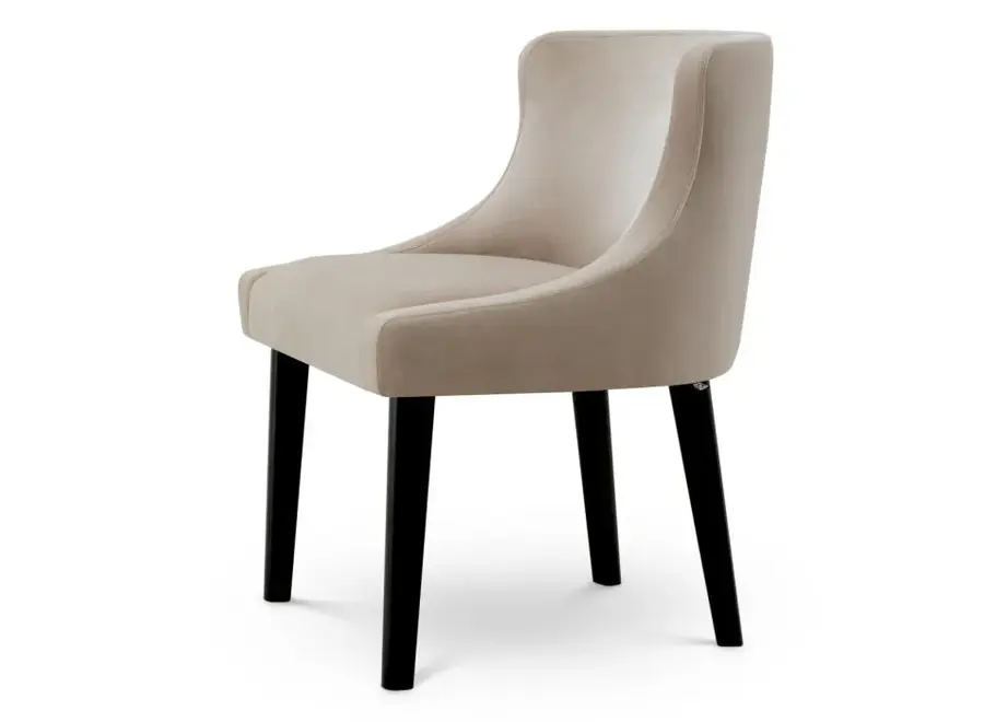 Chaise de salle à manger 'Chavelle' - Torrin natural velvet