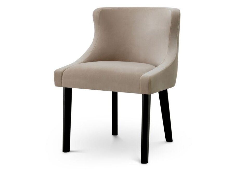 Eetkamerstoel 'Chavelle' - Torrin natural velvet
