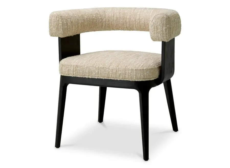 Chaise de salle à manger Dubois - Bouclé sonata cream