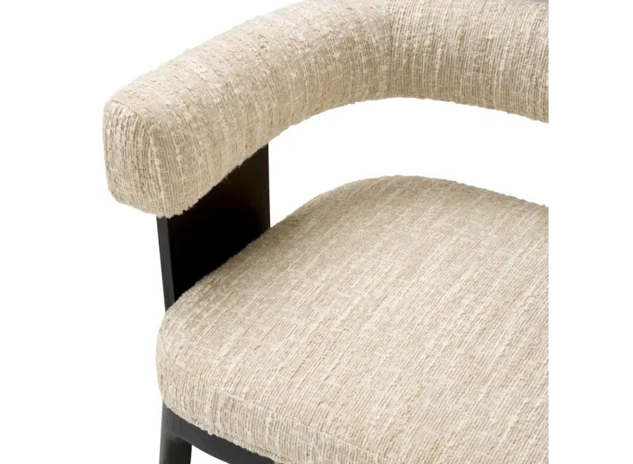 Dining Chair 'Dubois' - Bouclé sonata cream