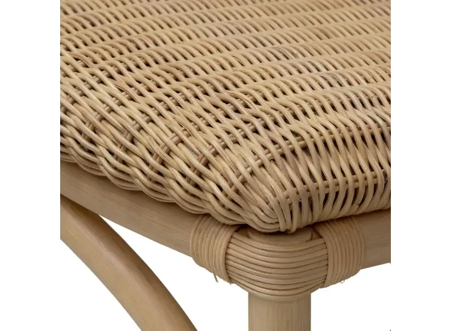 Dining Chair 'Ewan' - Natural rattan