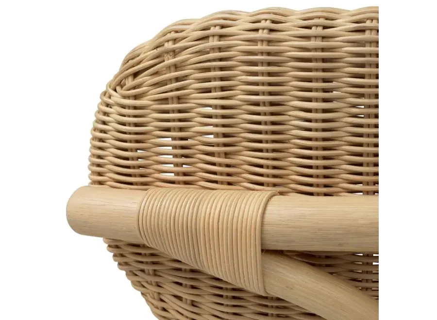 Dining Chair 'Ewan' - Natural rattan