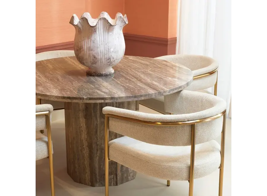 Chaise de salle à manger 'Gainsley' - Axton off-white