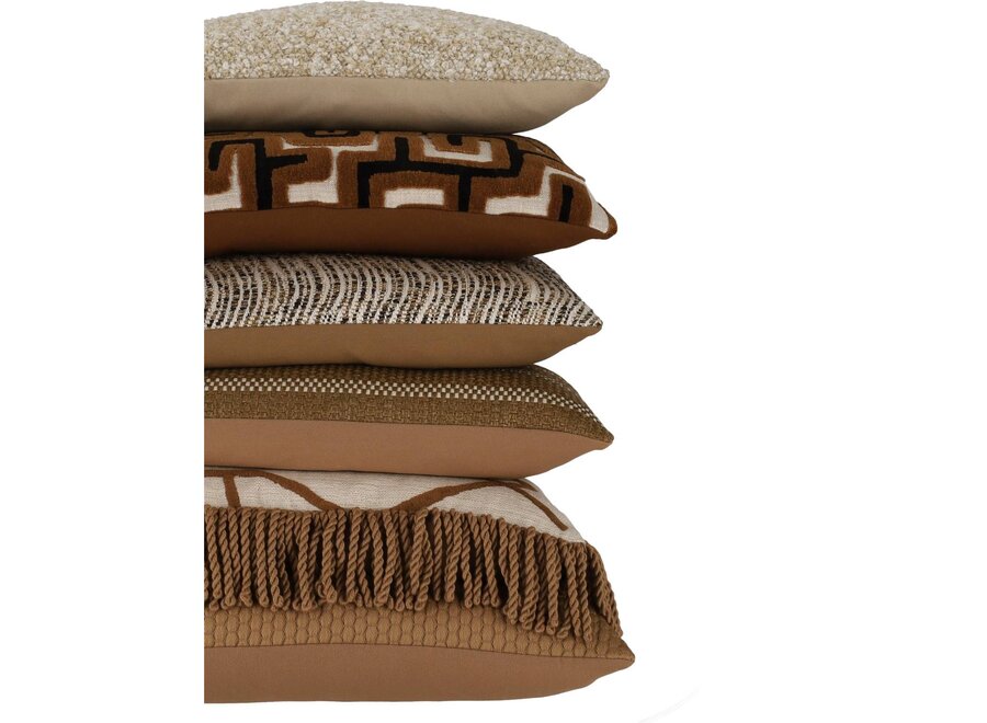 Decorative cushion Rigala Light Brown