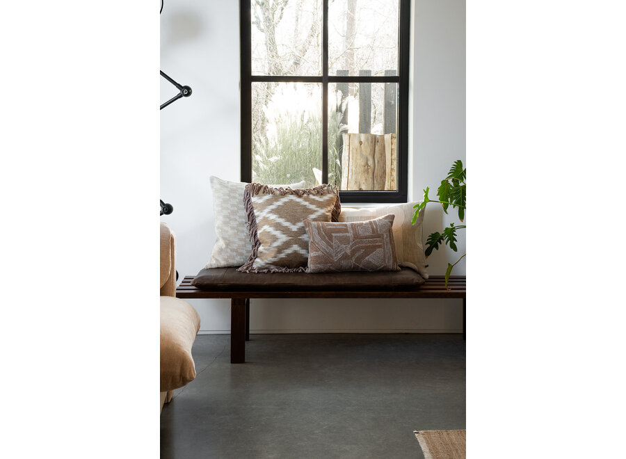 Sierkussen Odine Exclusive Camel+ Bullion Cappuccion