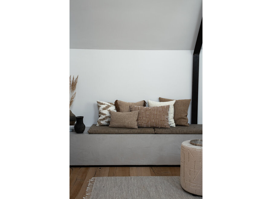Dekoratives Kissen Lory Dark Sand